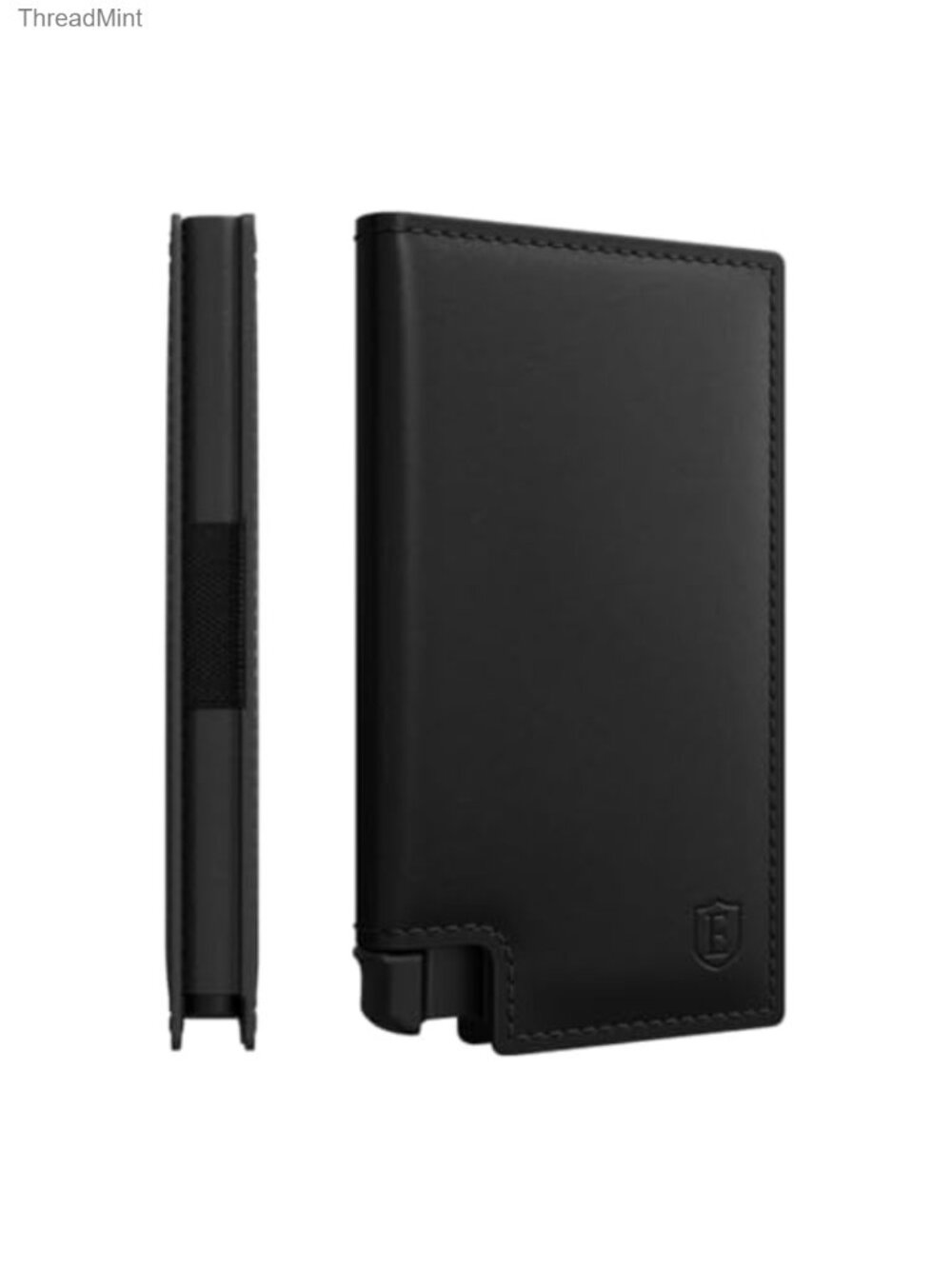 Minimalist Pop Up Wallet RFID Blocking Top-grain Leather Slim